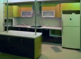 Оригинальная кухня для небольших помещений