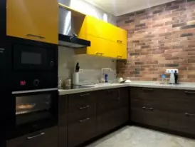 Двухцветная современная кухня от производителя