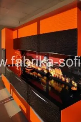 Яркая кухня в стиле модерн под заказ