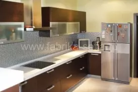 Стильная угловая кухня в современном дизайне